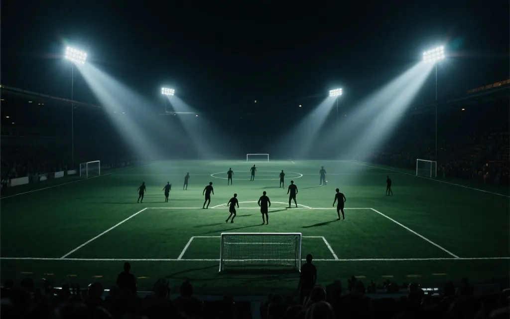 球场夜景与战术光影：中北美球队利用纵深与二点球
